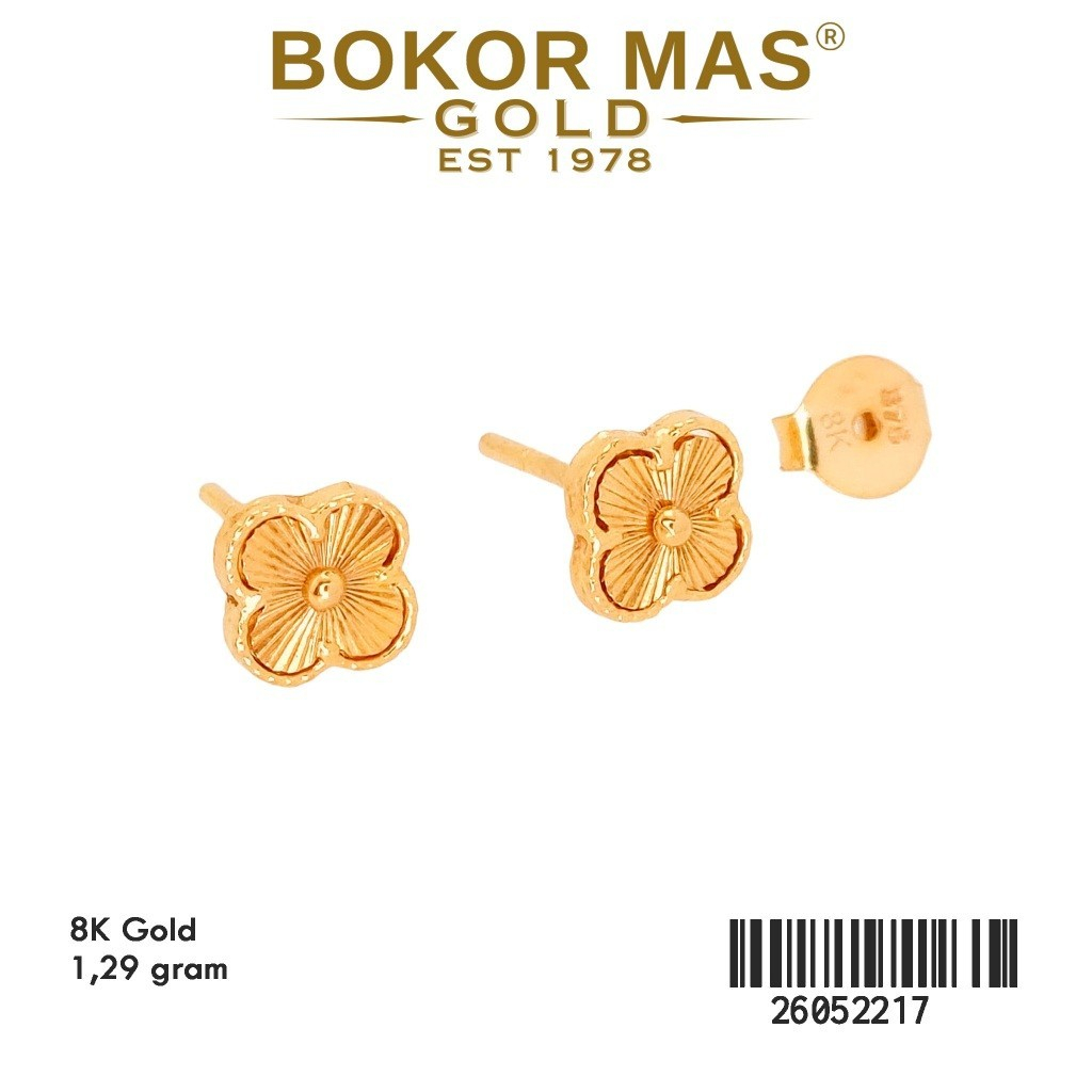 Giwang Tusuk Alhambra Emas 375 8K 26052217 - BokorMas Gold
