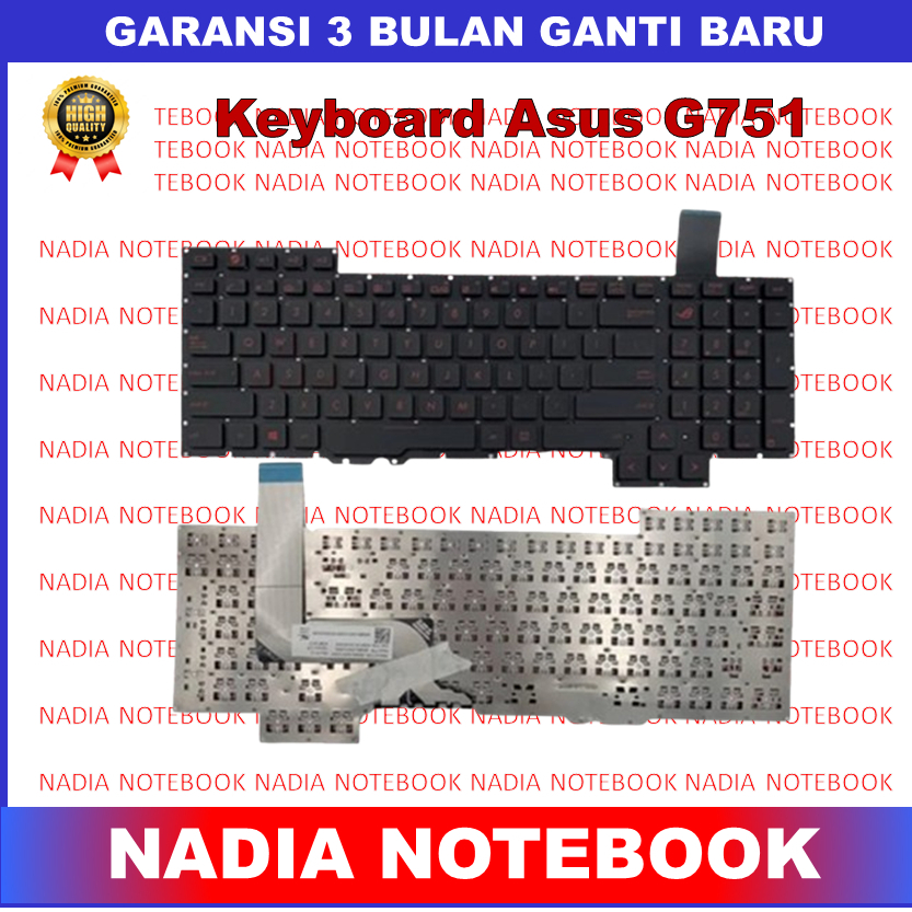 Keyboard Asus ROG G751 G751J G751JL G751JM G751JT