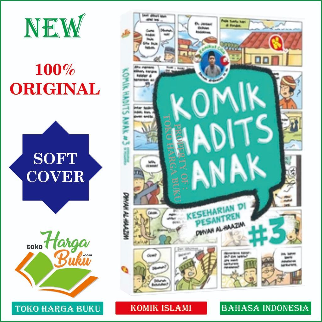 Foto Komik Hadits Anak Jilid 3 Keseharian di Pesantren FULL COLOR Buku Cerita Pustaka Al-kautsar Kids