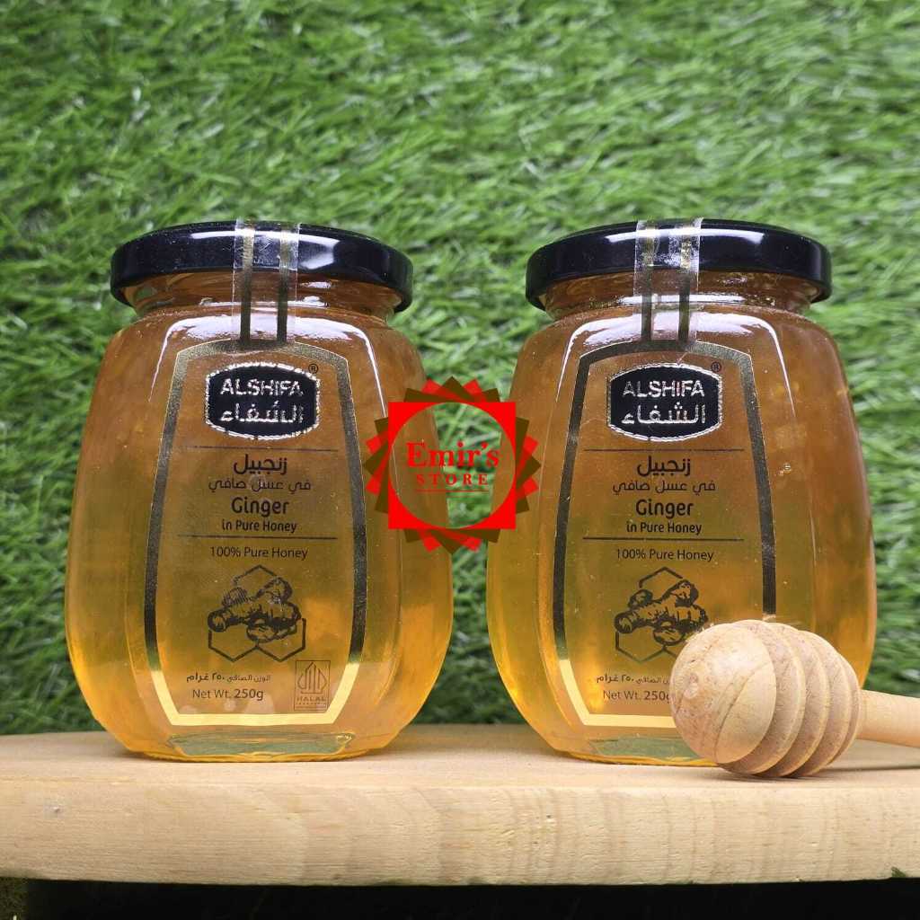 Al Shifa Ginger Honey 250 Gr | Madu Al Shifa Ginger 100% Murni 250 Gr | Madu Al Shifa Jahe 250 Gr | 