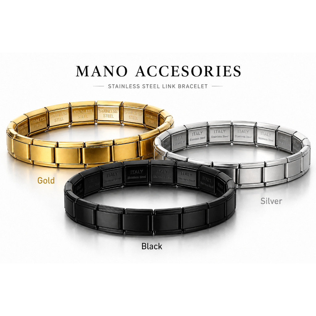 Gelang Rantai Jam Tangan | Gelang TITANIUM model PER Pria Wanita