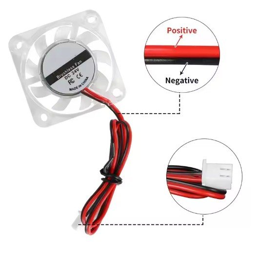 FAN 12V 24V 4010 4CM 40MM 4 CM 40 MM EXHAUST COOLER COOLING KIPAS