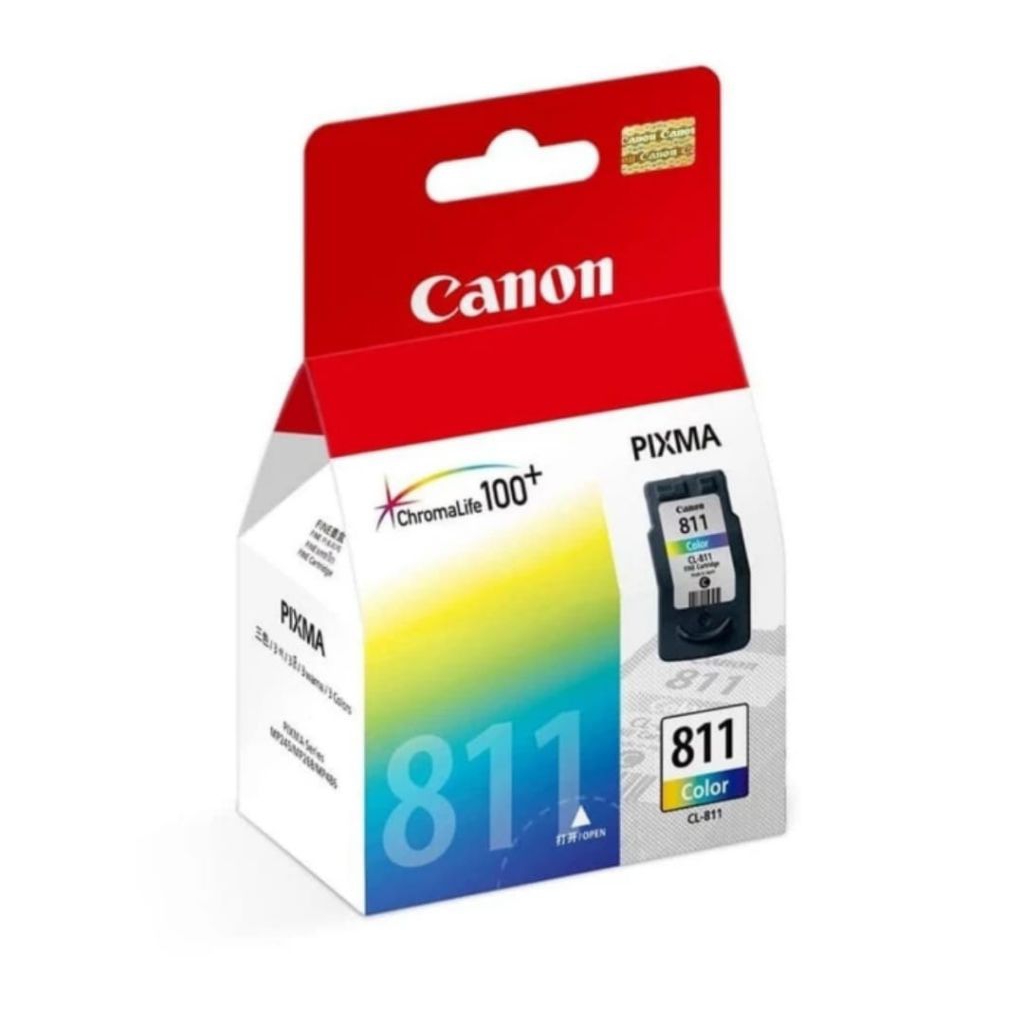 1Set tinta cartridge Canon 810  / 811 Tri color for printer :Support Printer : iP2770, iP2772, MP237