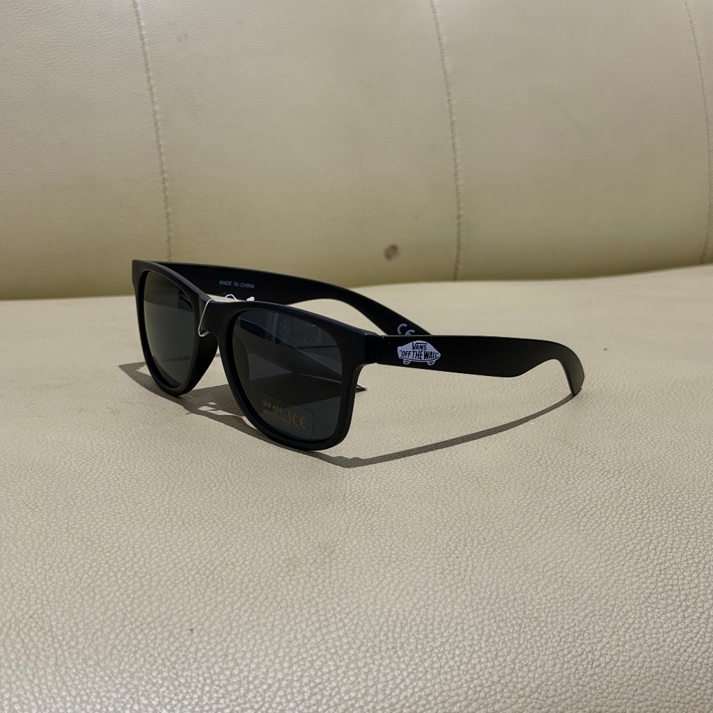 KACAMATA LOGO SKATE BLACK DOFF | KACAMATA HITAM | UV400