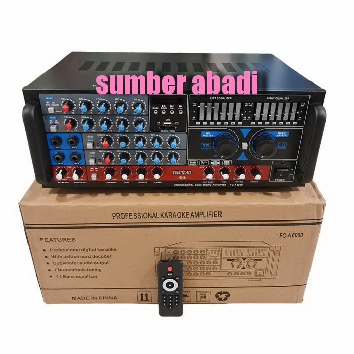 AMPLIFIER FIRSTCLASS FC A6000 / FCA6000 / FCA 6000 / A6000 /FC A-6000