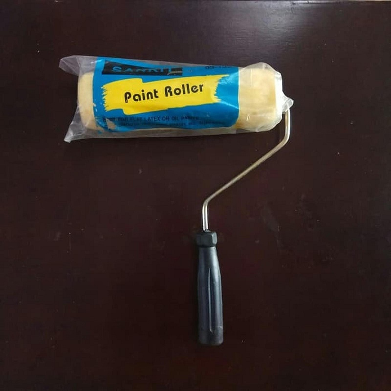 SANKIT Kuas Roll 8 Inch Paint Roller Bulu Tebal Kuning Alat Tukang Cat Bangunan