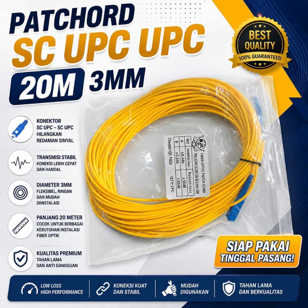 PATCHCORD SC SC 20 METER