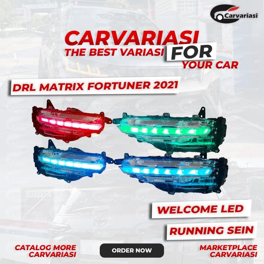 LED DRL FORTUNER VRZ DRL Fortuner 2021 MATRIX DRL RGB FORTUNER 2021