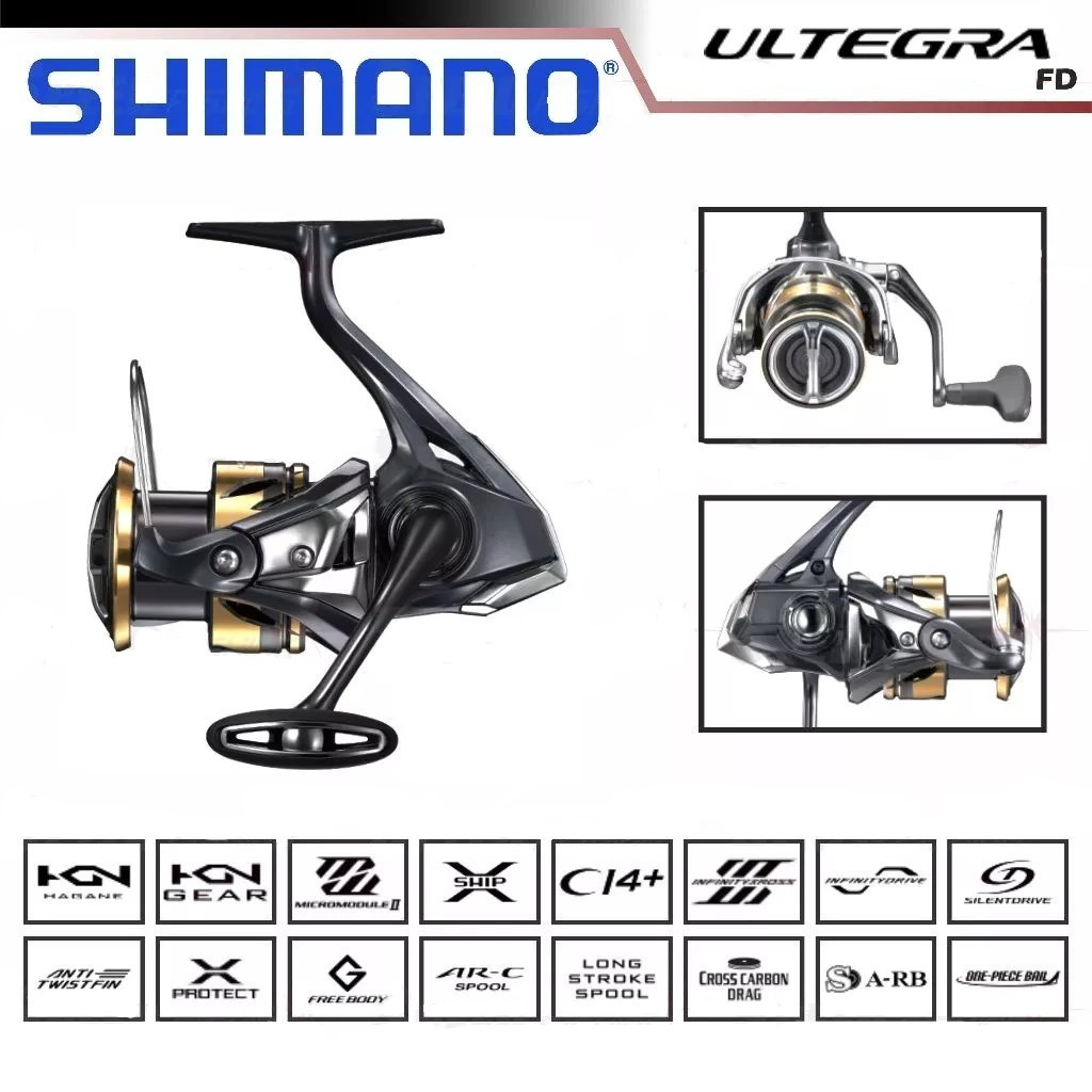 Reel Shimano ULTEGRA 2025 1000 - 5000 Spinning GARANSI RESMI