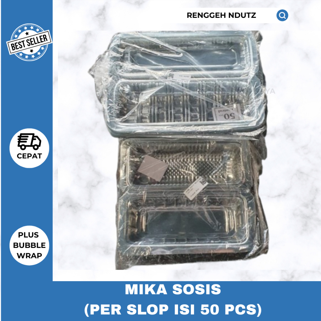 Mika Sosis (per slop isi 50pcs) / Mika Packaging Sosis Corndog