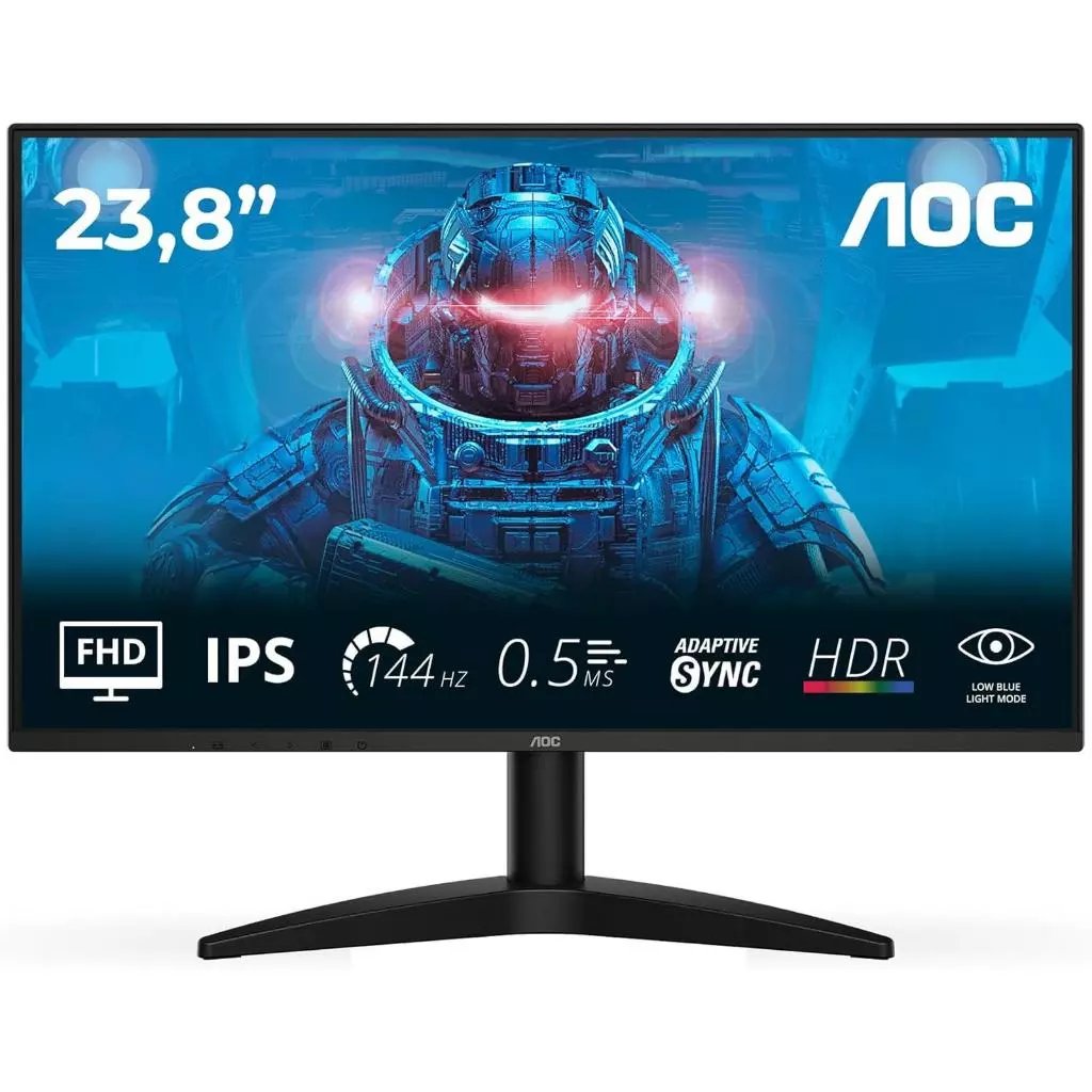 Monitor AOC 24B36XE 24 Inch FHD (1920x1080) IPS Gaming Monitor 144Hz - 24" Inch