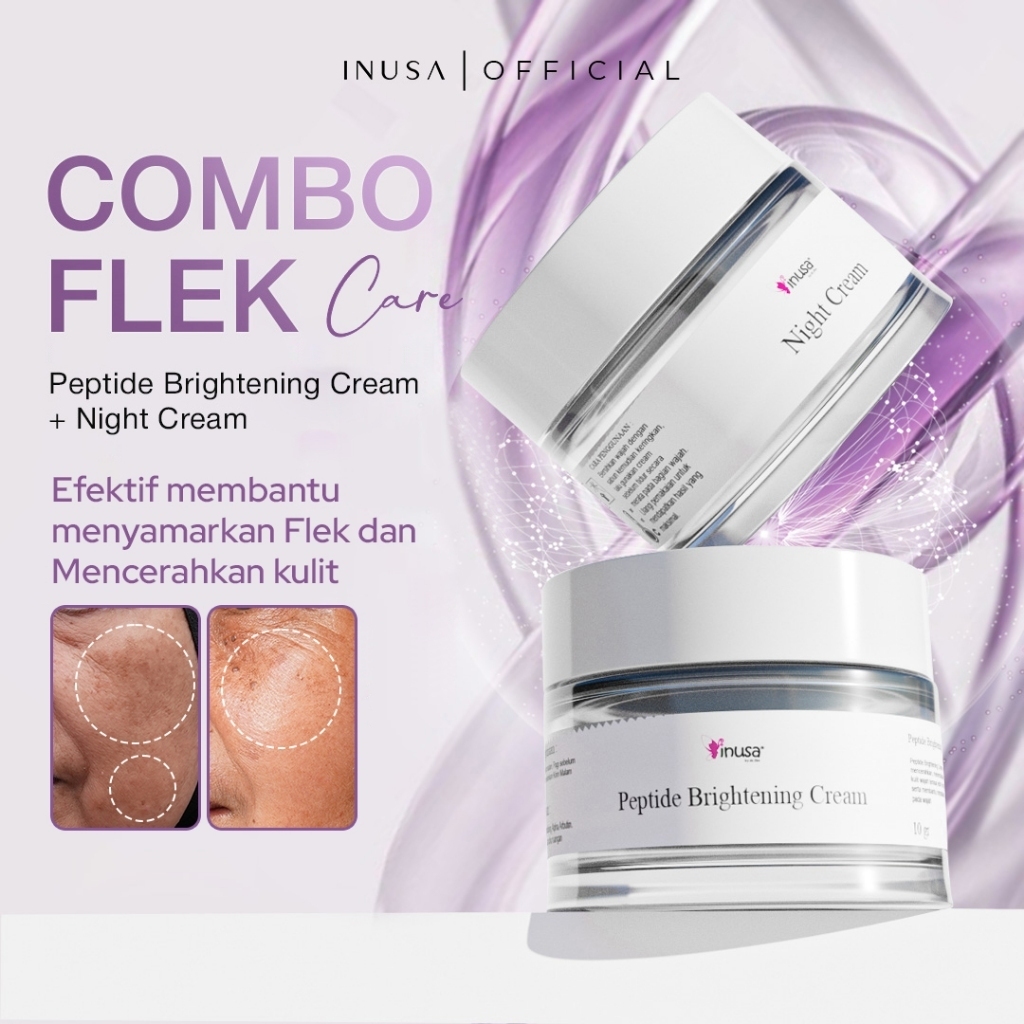Inusa Combo Flek Solution Bundling Krim Pencerah Flek BPOM
