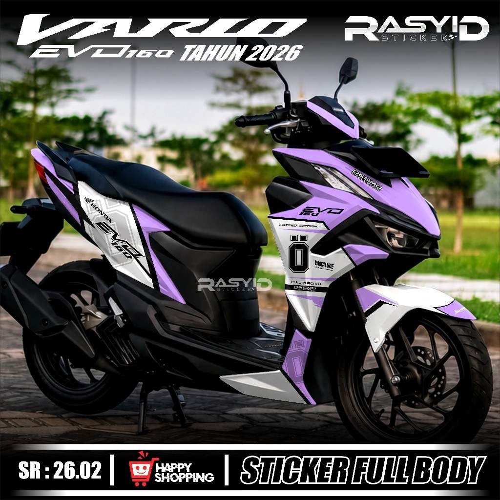 COD Terbaru Sticker Decal Full Body Honda Vario Evo 160 Tahun 2026 Sticker Full Body Honda Vario Evo