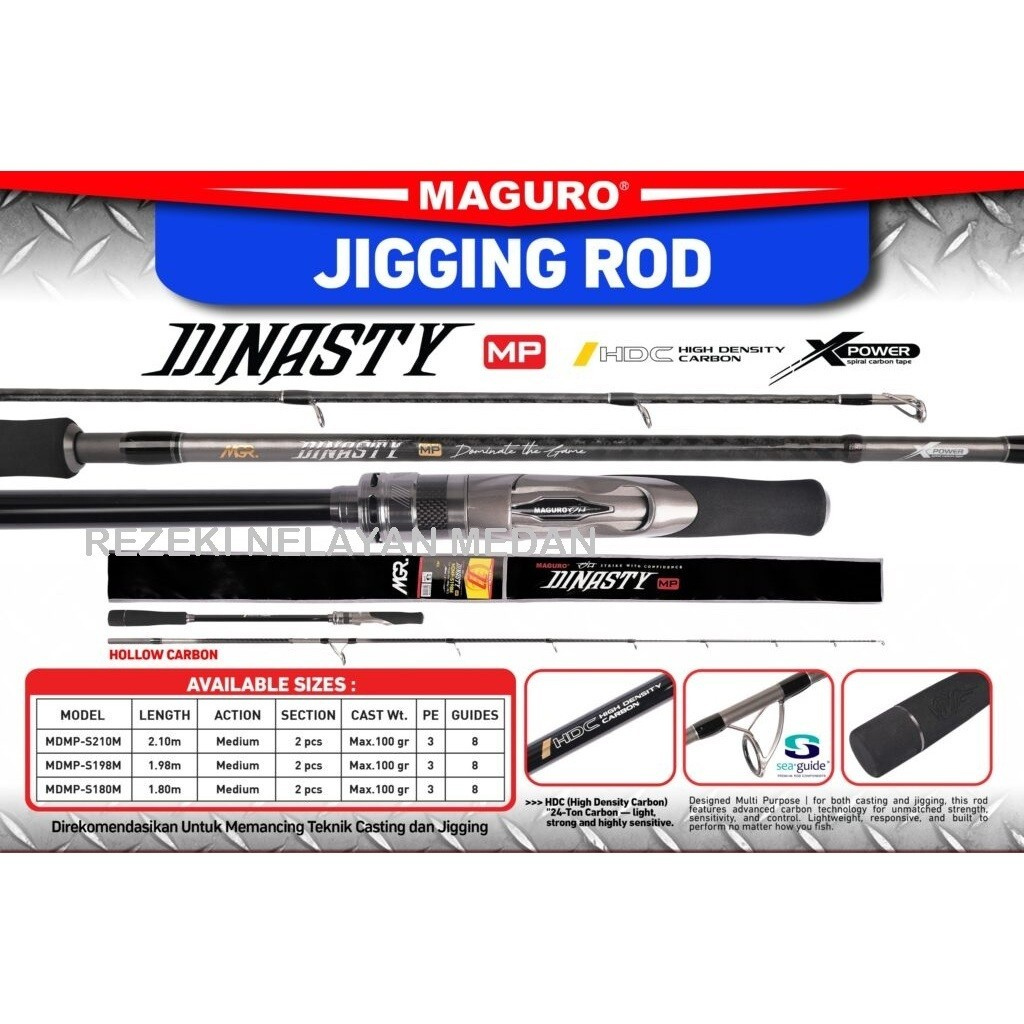 Joran Jigging / Casting MAGURO Dinasty MP | Joran Laut MAGURO