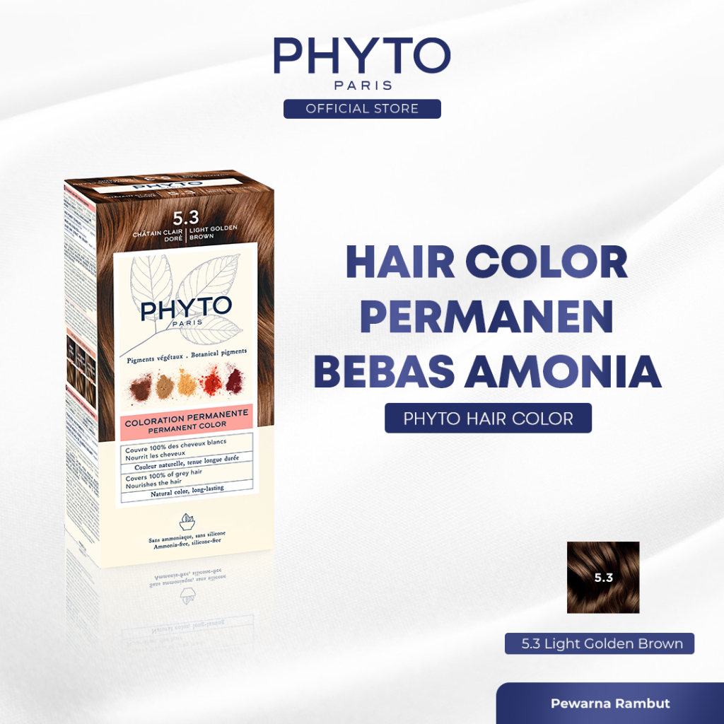 PHYTO PARIS Phyto Permanent Color Kit 5.3 Light Golden Brown