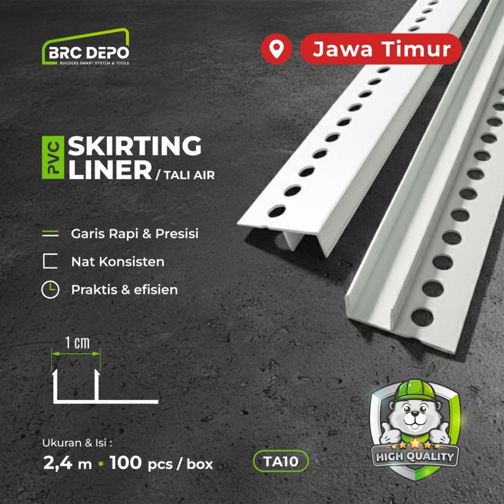 Skirting Liner / Tali Air PVC TA10 – BRC Depo
