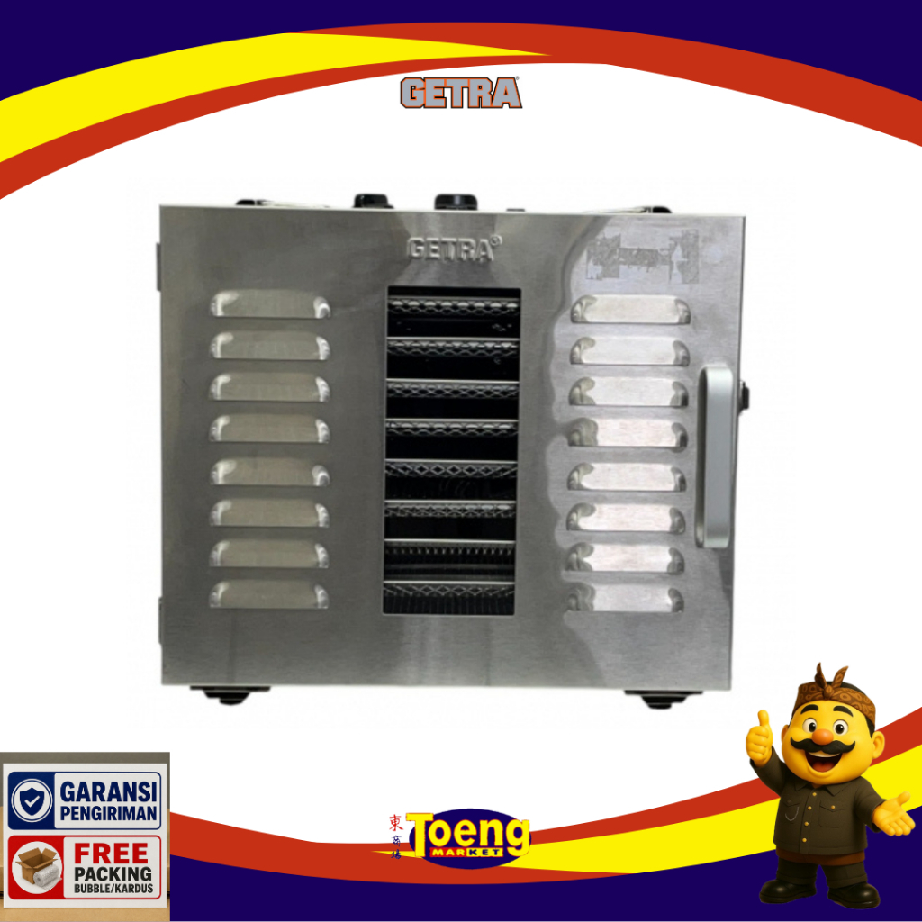 Pengering Makanan Getra - FOOD DEHYDRATOR S/S ST-01 GETRA