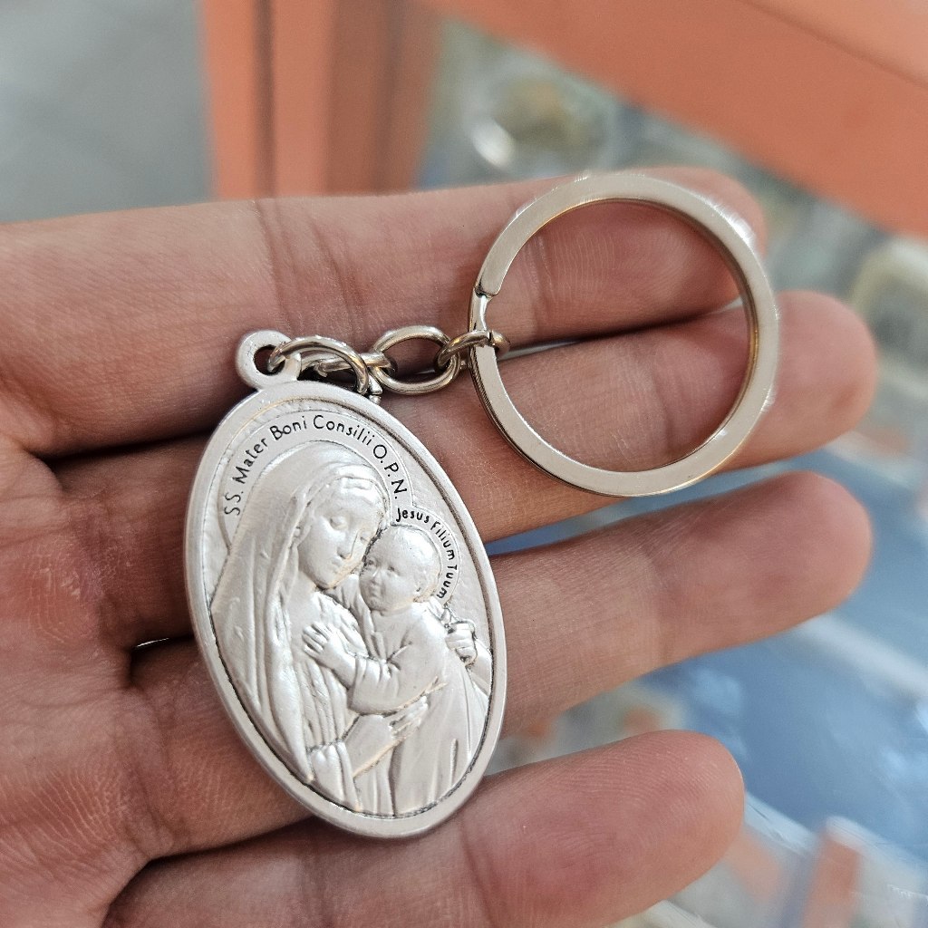 Gantungan Kunci Maria Dan Holy Trinity 4cm A32/13