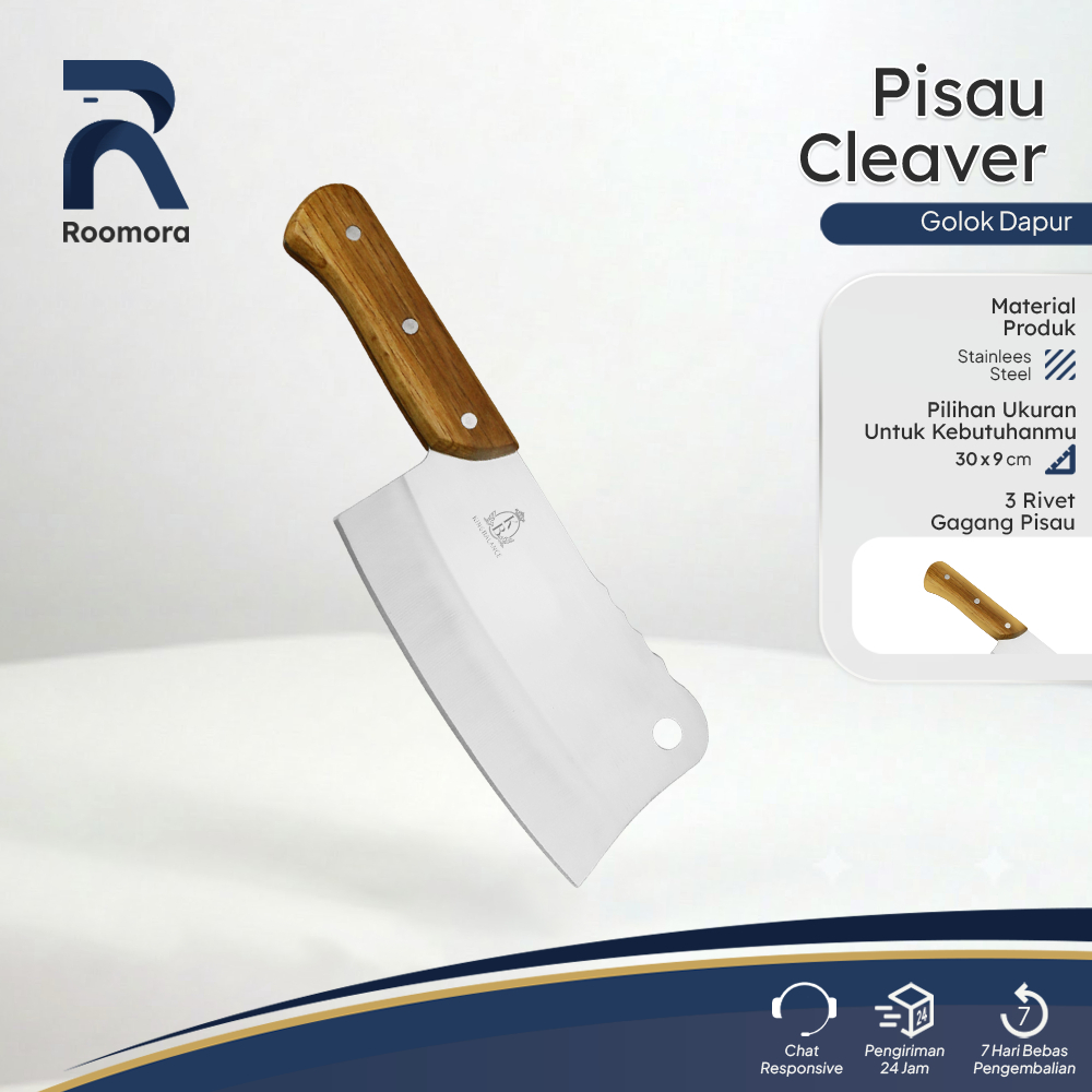 ROOMORA Pisau Dapur Stainless B-215