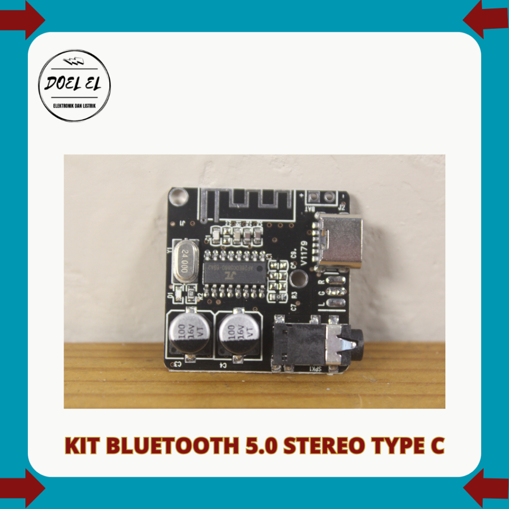 KIT MP3 MODUL BLUETOOTH MINI STEREO TYPE C