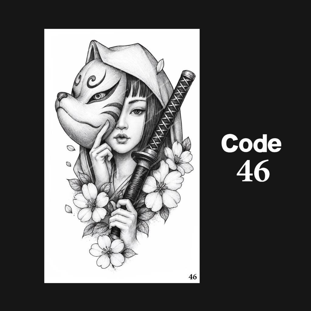 TATOMANIASTORE-Sticker tattoo temporary semi permanent Motif 46