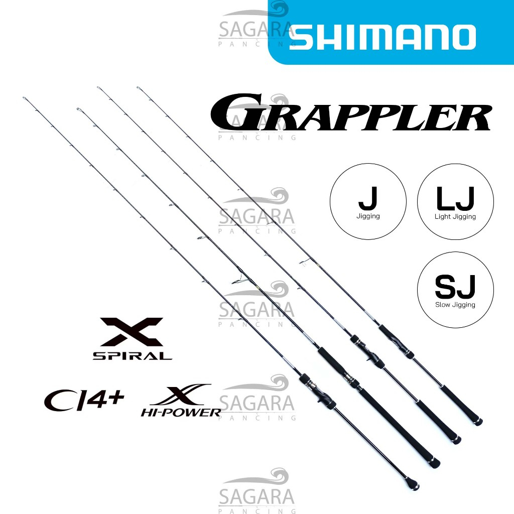 Joran Shimano Grappler | Joran Jigging | Joran Light Jigging | Joran Slow Jigging Ring Sudah Fuji