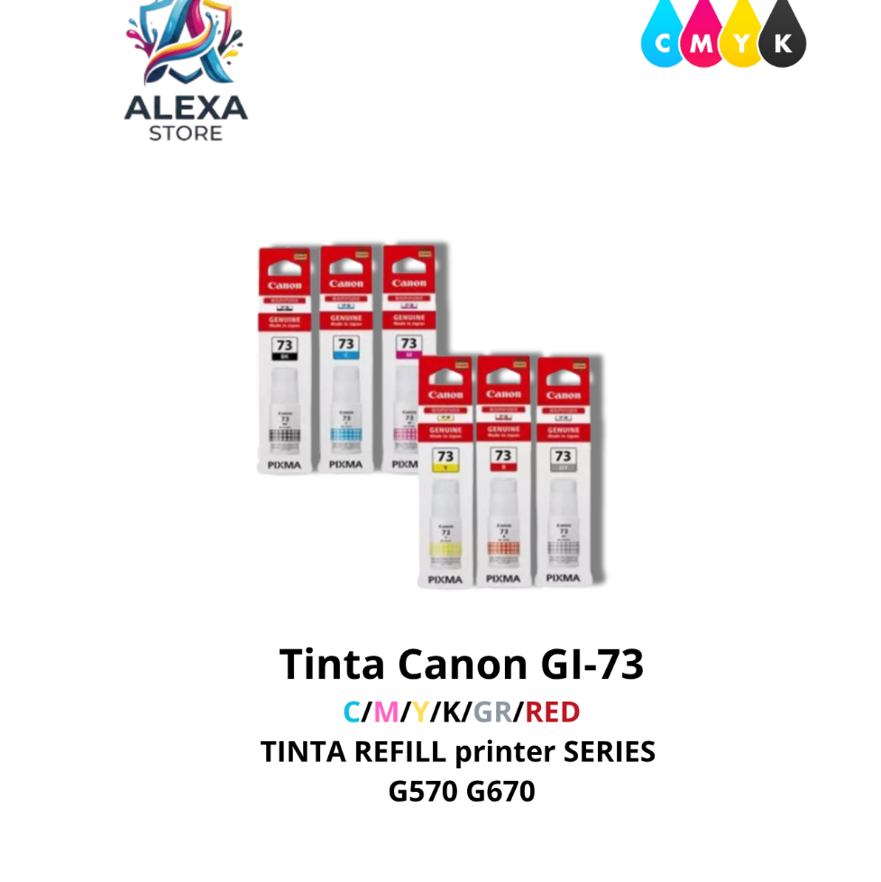 Tinta Canon Gl 73  Printer G570/G670