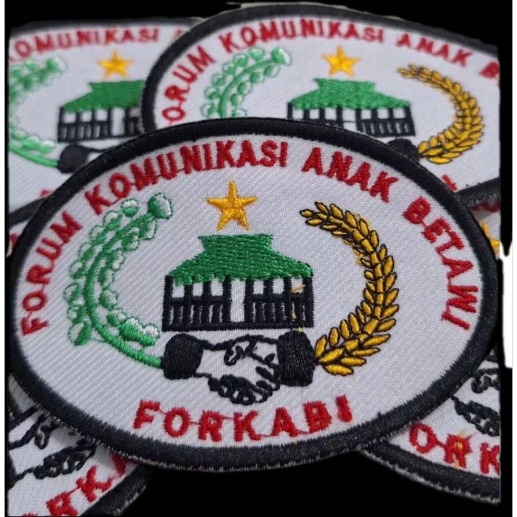 bordir forkabi/forkabi emblem/patch forkabi