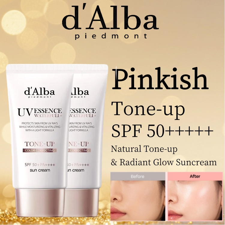 2PC d'Alba Waterfull Tone Up Sun Cream 50ml