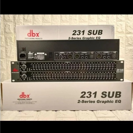 Equalizer DBX 231+Subwoofer/Equaliser DBX 231 Subwoofer