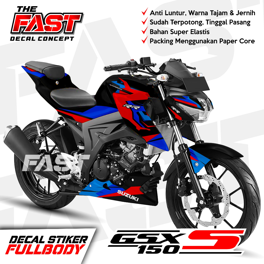 Decal GSX-S 150 Full Body / Stiker Suzuki GSX S150 Full Body / Dekal GSX S 150 / Striping GSX 150 S 