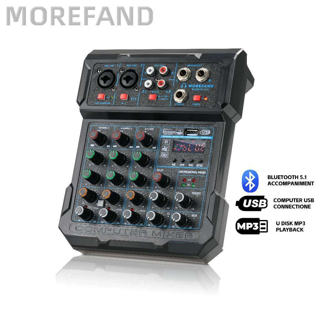 Mixer 4 chanel/mixer audio/RE410 mixer mini /Amplifier Bluetooth Mini profesional/Soundcard USB miks