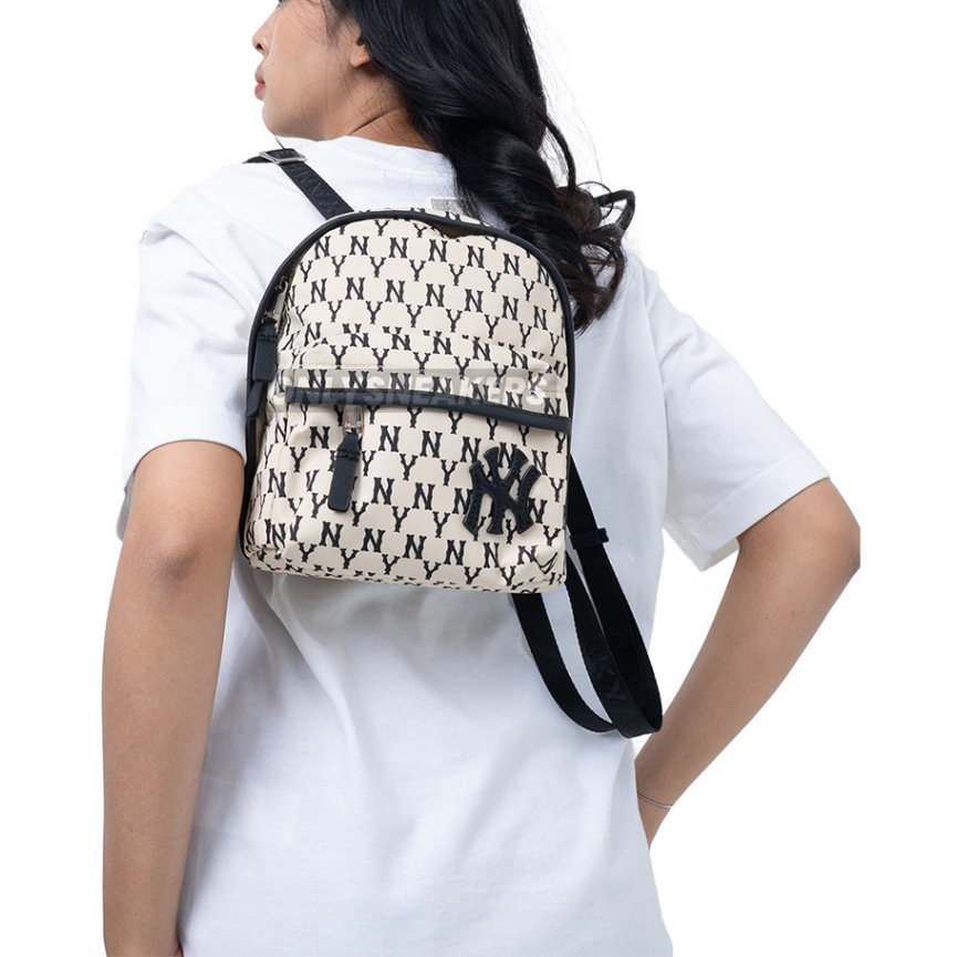 MLB MONOGRAM NEW YORK YANKEES MINI BACKPACK WHITE