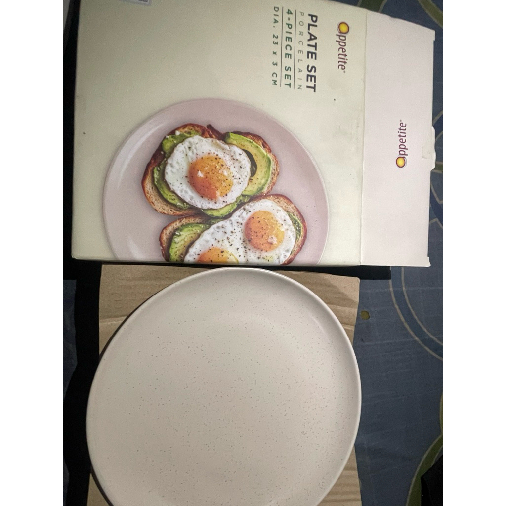 Oppetite plate set 4 pcs
