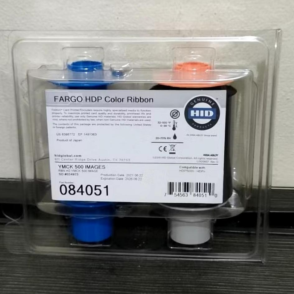 Ribbon Color Fargo HDP5000 HDP Color Ribbon HDP 5000 PN : 084051 Ymck