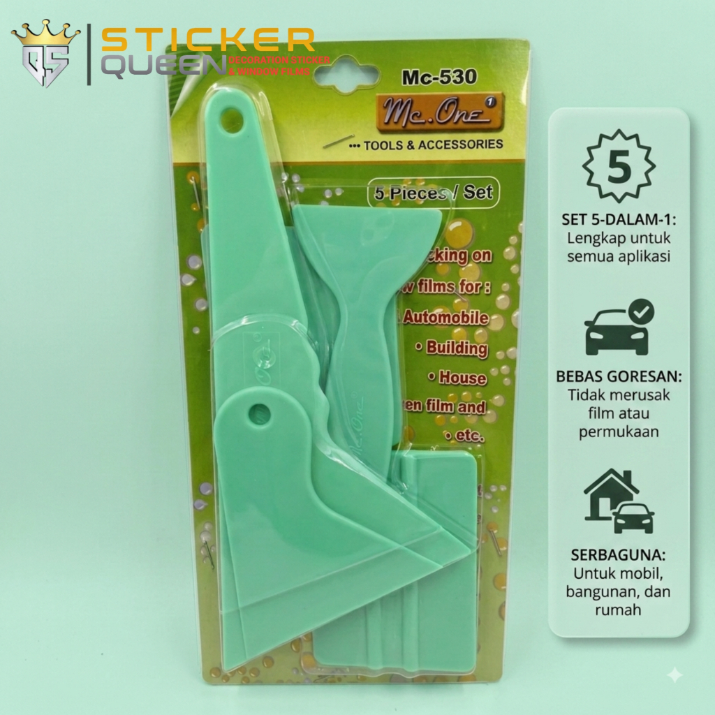 TOOL SET/RAKEL SET ALAT PASANG STIKER, STIKER KACA FILM & WALLSTICKER