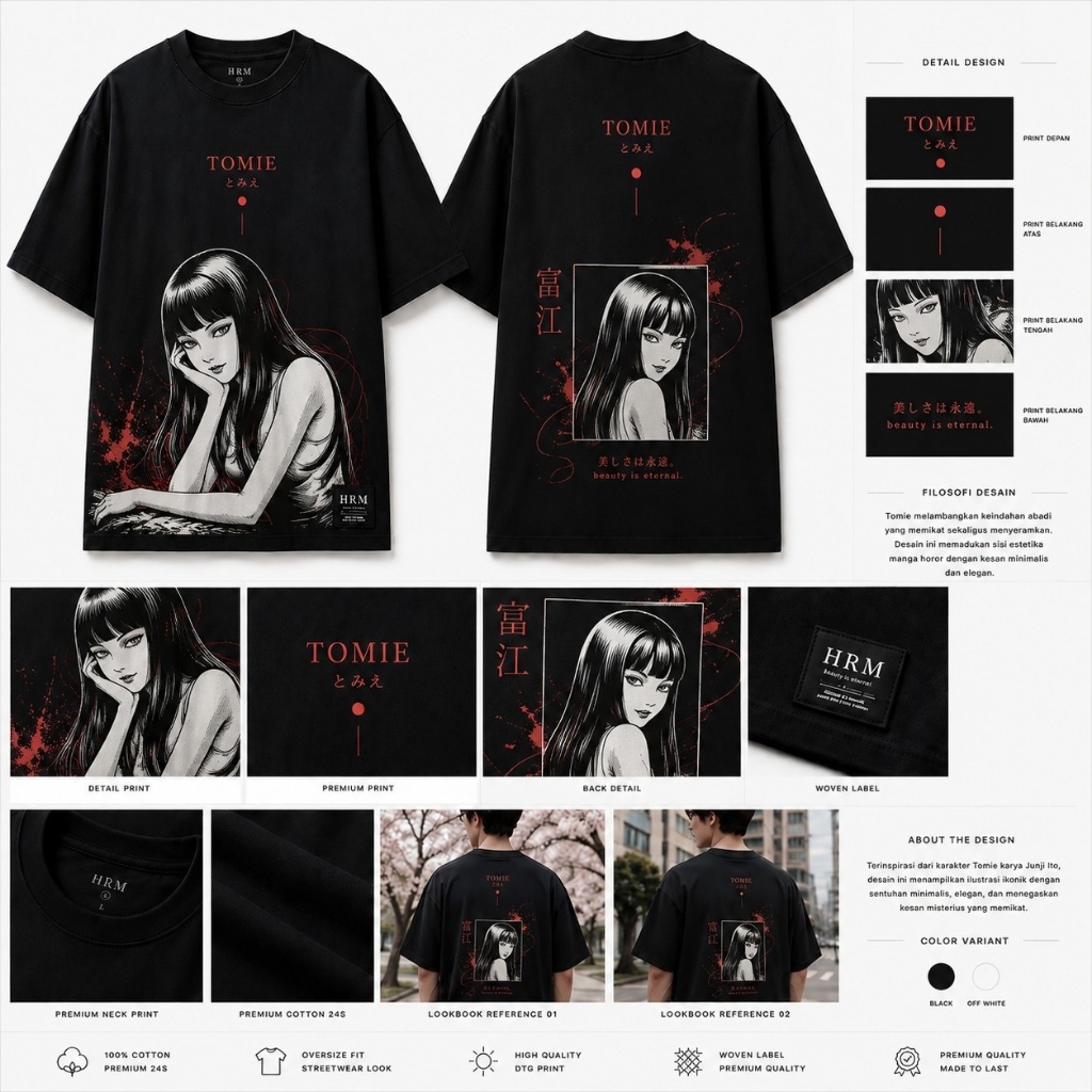 HRM - Kaos Tomie Junji Ito