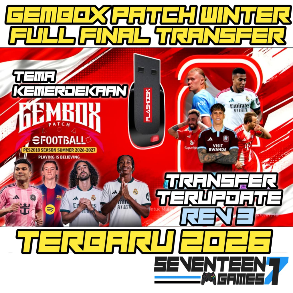 Gembox Patch 2026 Tema Kemerdekaan Terbaru Untuk Ps3