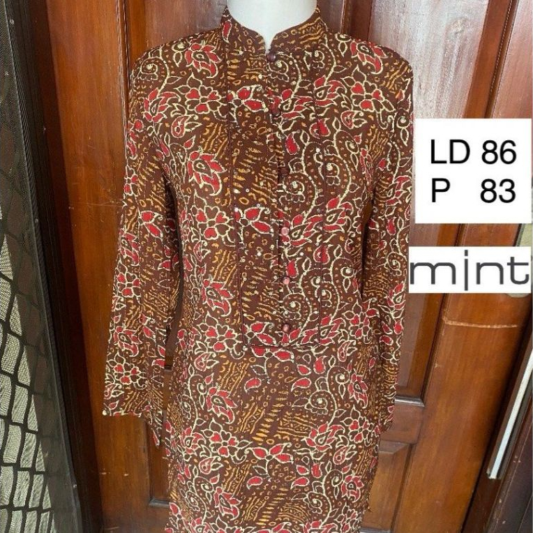 Mint Top Atasan Wanita Tunik Motif Tunic’s Kerah Shanghai