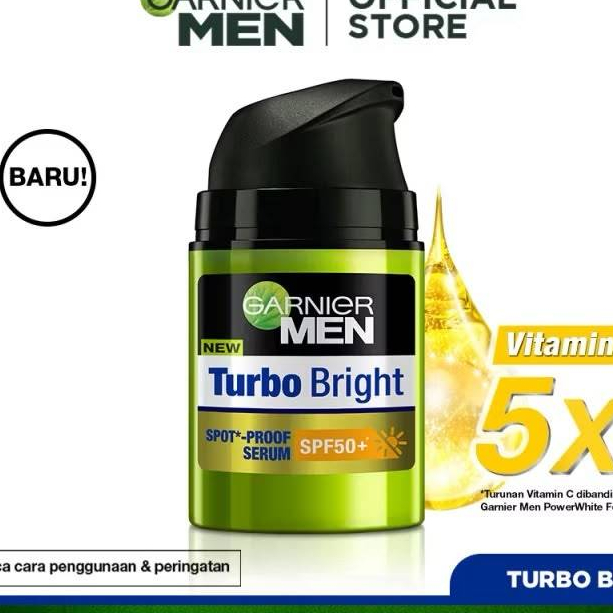 Garnier Men Turbo Bright SPF 50+ Serum 40ml