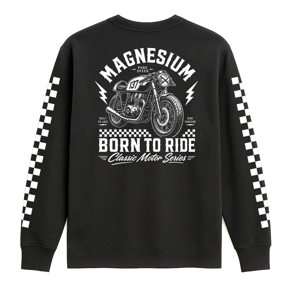 MAGNESIUM137 KAOS LENGAN PANJANG| CLASSIC 137 | MOTOR SERIES VINTAGE