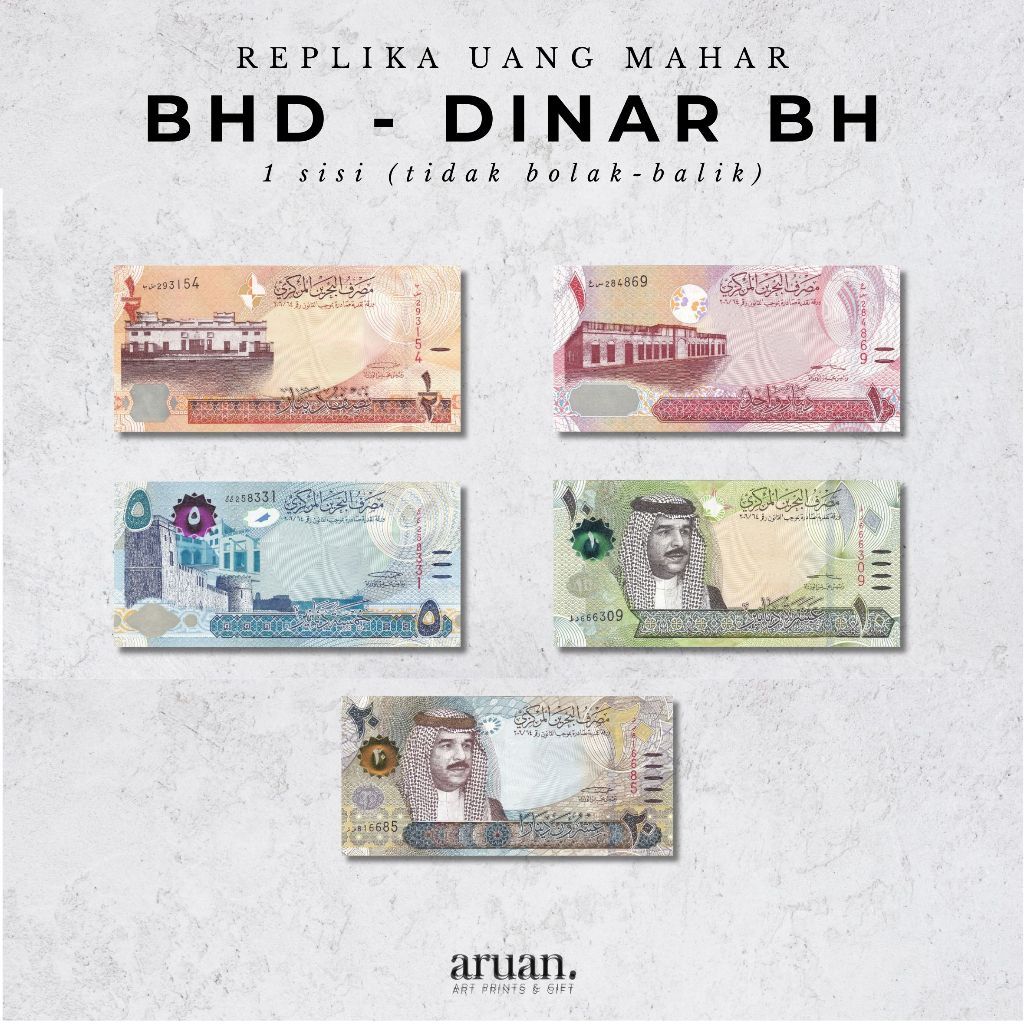 Replika Mahar Dinar Bahrain BHD Mainan