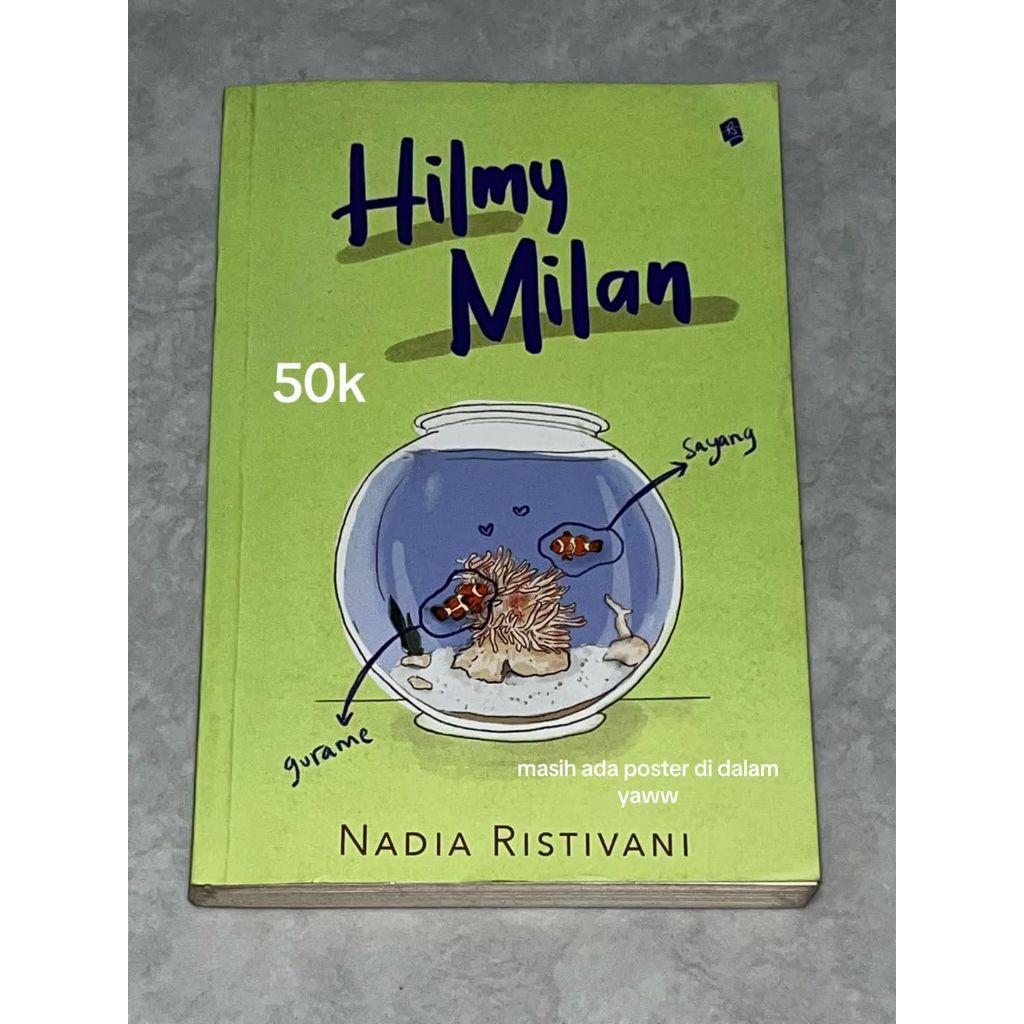 WTS BUKU PRELOVED Hilmy Milan Novel remaja.