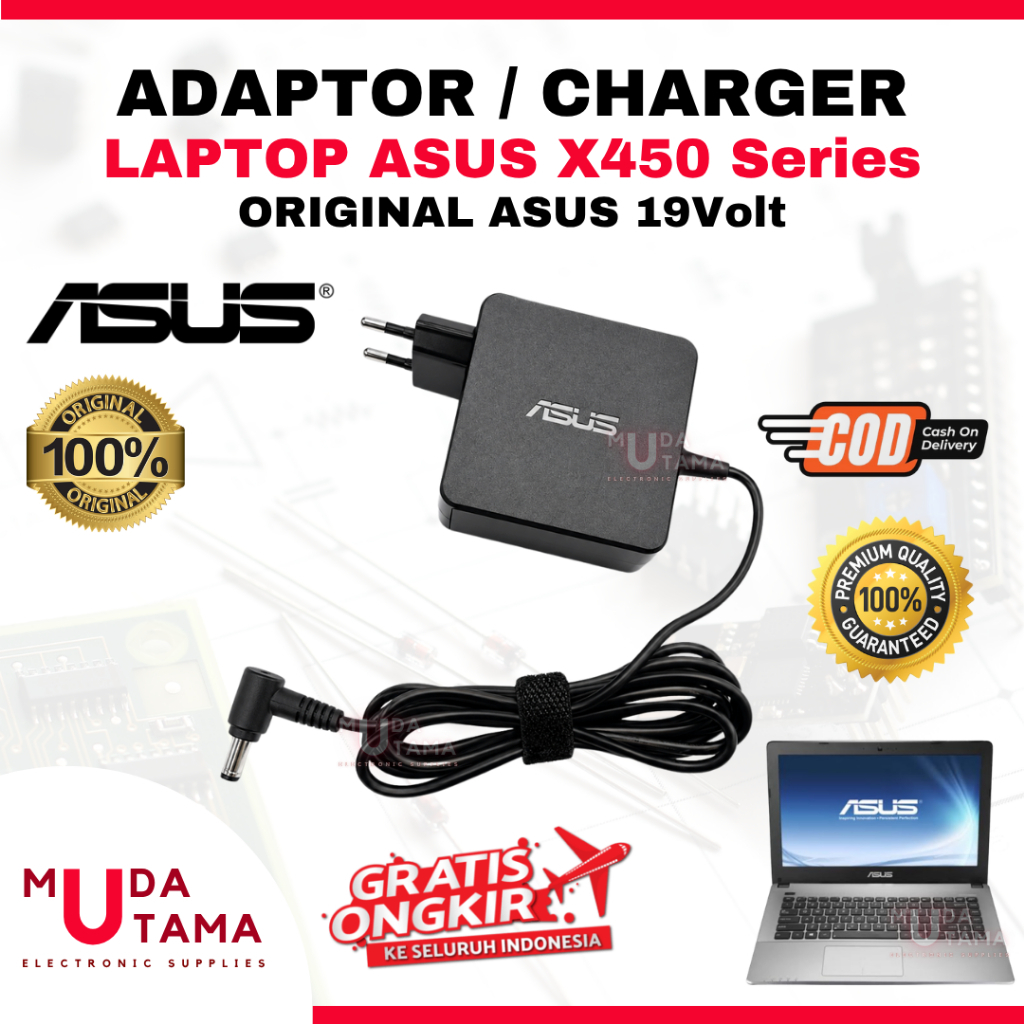 Adaptor Charger Laptop ASUS X450 Series - Adaptor Laptop ASUS X450 Series - Adaptor Charger Laptop A