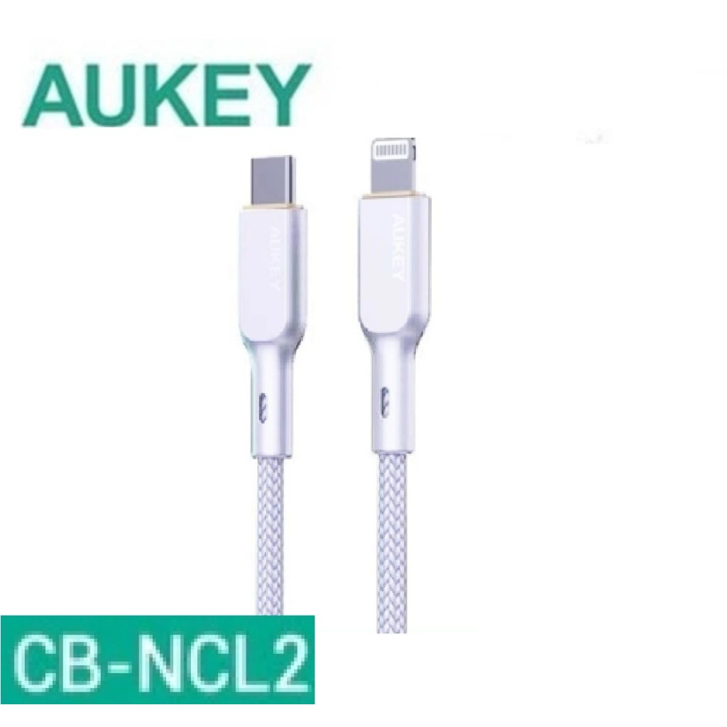 Aukey Cable Braided Nylon Type C to Lightning MFI