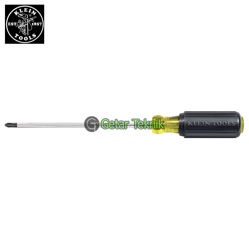 Obeng Plus #2 Klein 603-10 Phillips Screwdriver 10 Inch Round Shank