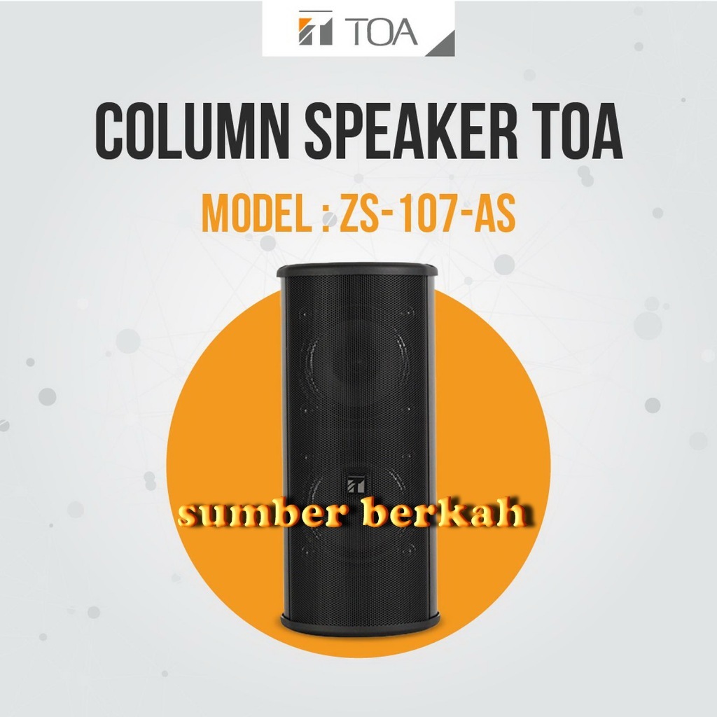 Speaker Column Toa ZS107 AS/TOA ZS107 AS Speaker Column Toa Zs 107 As