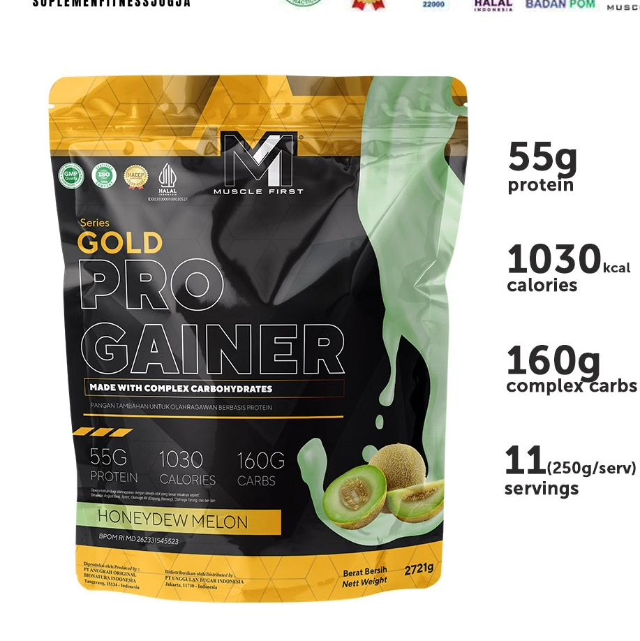 MUSCLEFIRST M1 Pro Gainer 6lbs ProGainer Penambah Berat Badan Gainer Muscle First