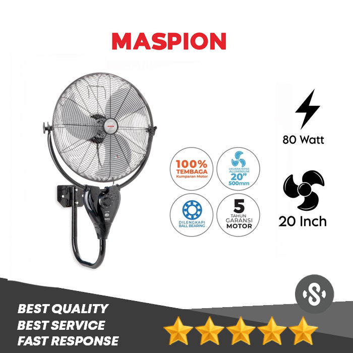 Kipas Angin Dinding Maspion Power Fan PW 501 / Wall Fan Maspion PW501 - Maspion PW 501