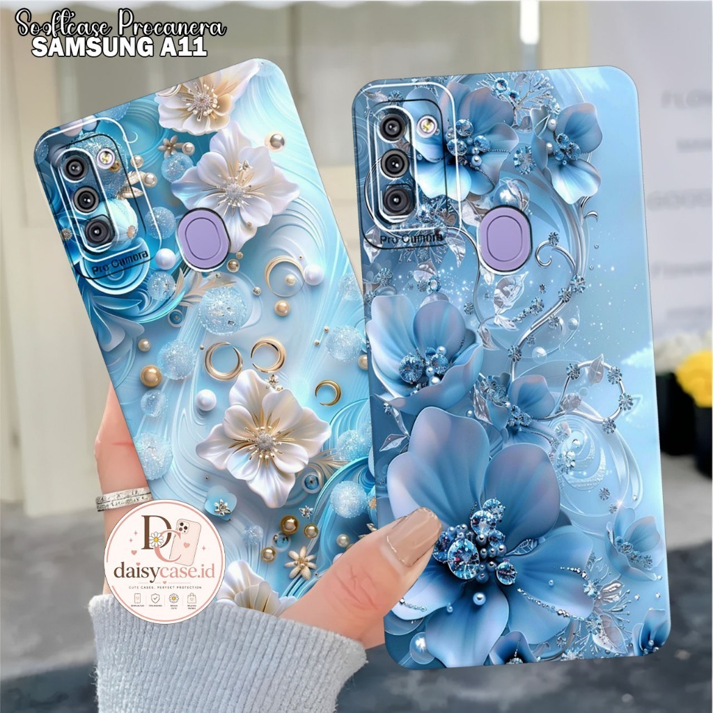 Case Kompatible For Samsung A11 - Samsung M11 - Tebaru Softcase Procamera Lentur Silikon Tpu Motif B